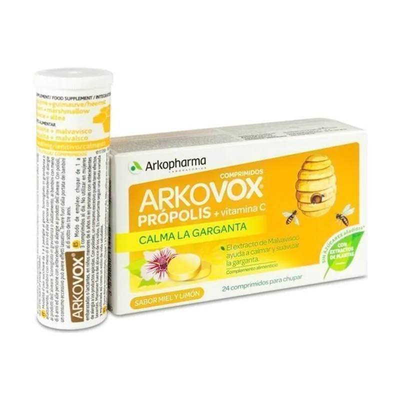 Arkopharma Arkovox Propolis + Vitamina C 24 comprimidos