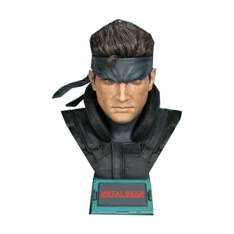 First 4 Figures Figura Solid Snake Busto Resina Metal Gear Solid 56 cm Life-Size Edition