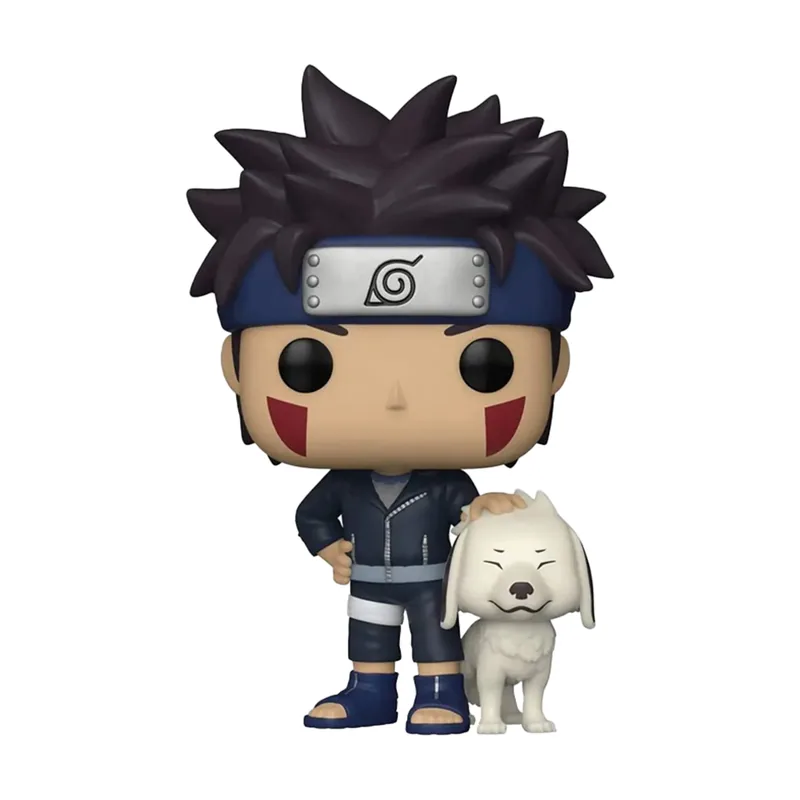 Funko Figura POP! Kiba con Akamaru Naruto Shippuden 9cm