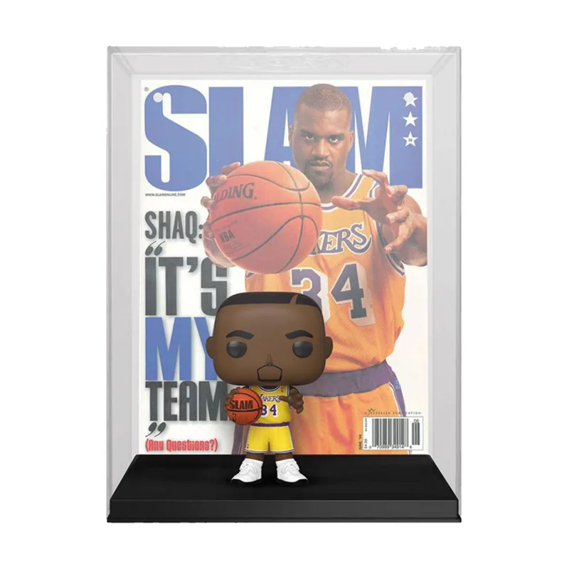 Funko Figura POP! + Cover Shaquille O'Neal NBA Edición SLAM Magazine 9 cm
