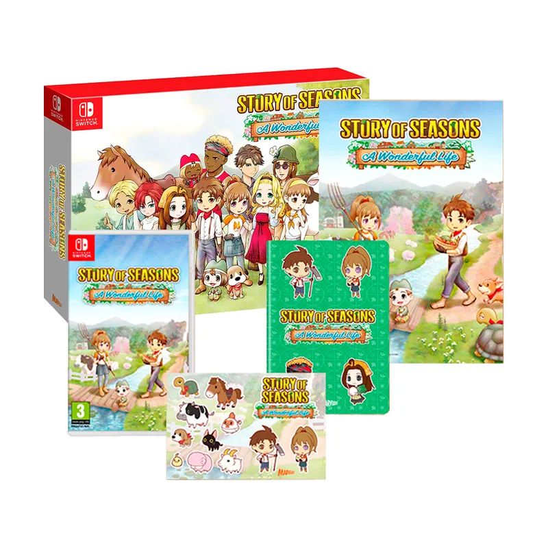 Marvelous Story of Seasons A Wonderful Life Ed. Limitada Switch