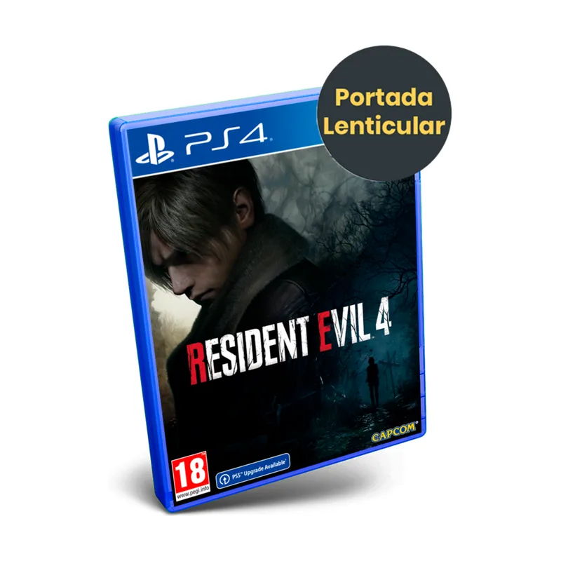 Capcom Resident Evil 4 Edición Portada Lenticular PS4