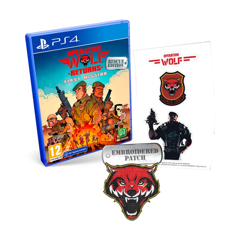 Microids Operation Wolf Returns First Mission Edición Rescue PS4