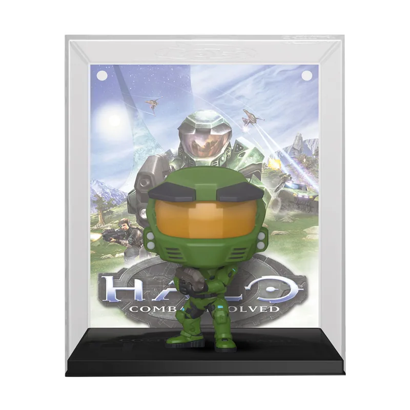 Funko Figura POP! Master Chief Halo Game Cover 9 cm