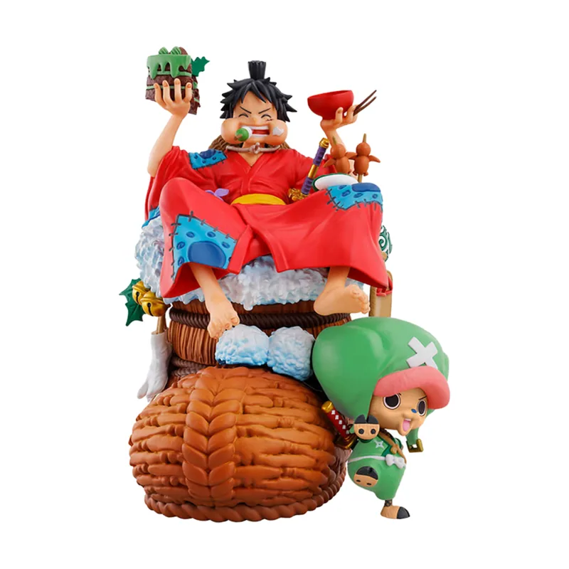 Megahouse Figura Monkey D.Luffy One Piece Serie Petitrama DX 11 cm
