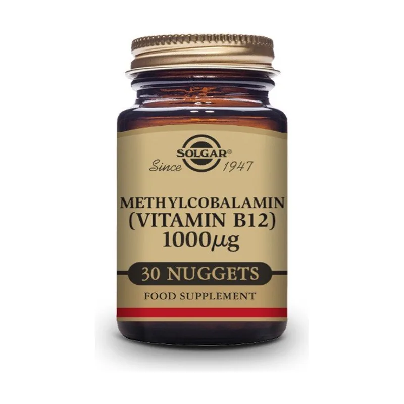 Solgar Vitamina B12 Metilcobalamina 30 comprimidos masticables