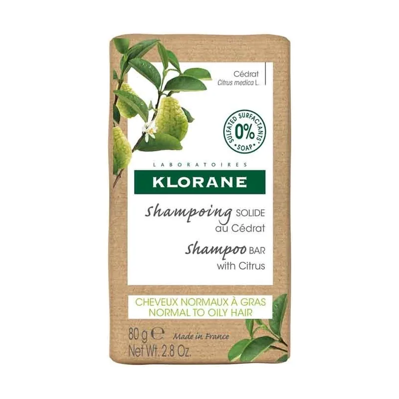 Klorane Champú Sólido A La Cidra 80gr