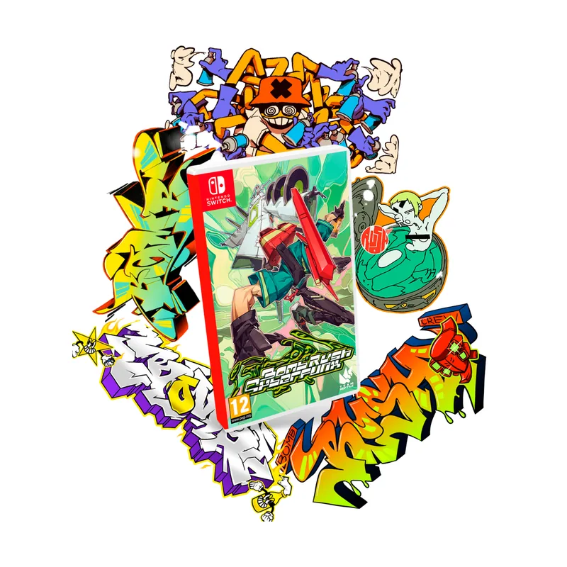 Team Reptile Bomb Rush Cyberfunk Switch