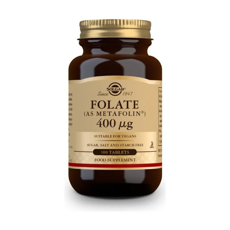Solgar Folato Metafolin 400mcg 100 comprimidos