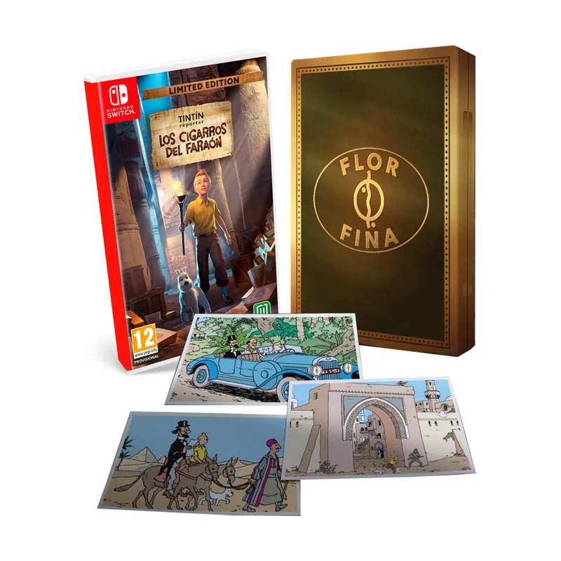 Microids Tintin Reporter Los Cigarros del Faraón Edición Limitada Switch