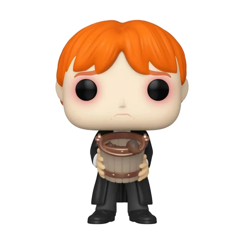 Funko Figura POP! Ron Weasley con cubo Harry Potter 9 cm