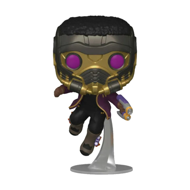 Funko Figura POP! T'Challa Star-Lord What If...? Marvel 9 cm