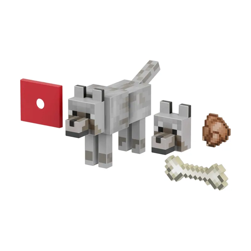 Mattel Figura Lobo 14 Cm Minecraft