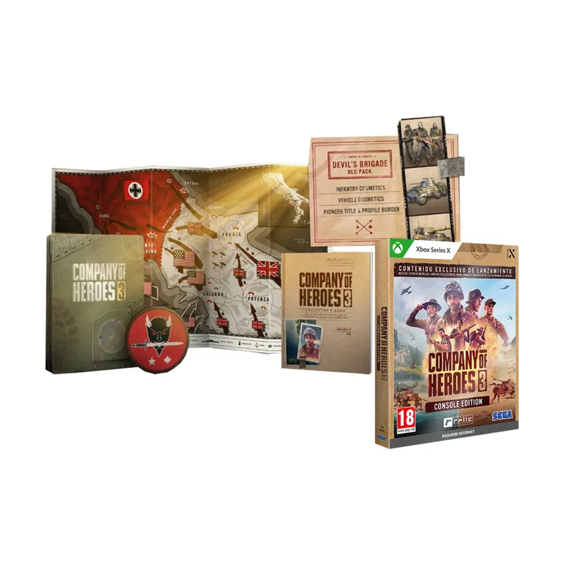 Sega Company of Heroes 3 Edición Limitada Metal Case Xbox Series