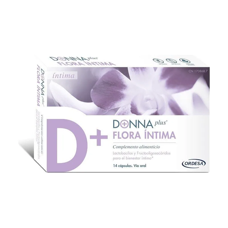 Donna Plus+ Flora Íntima 14 Cápsulas