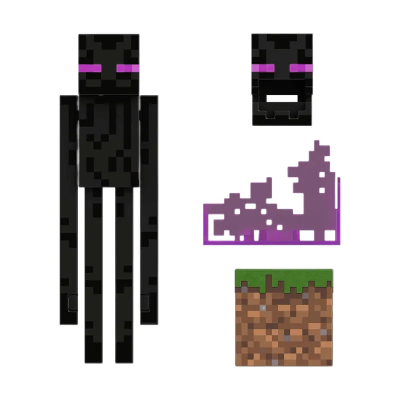 Mattel Figura Enderman 14 Cm Minecraft Diamond Level