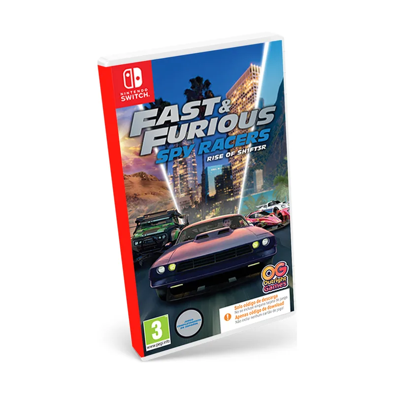 Outright Fast & Furious Spy Racers El Retorno de Shifter Código descarga Switch