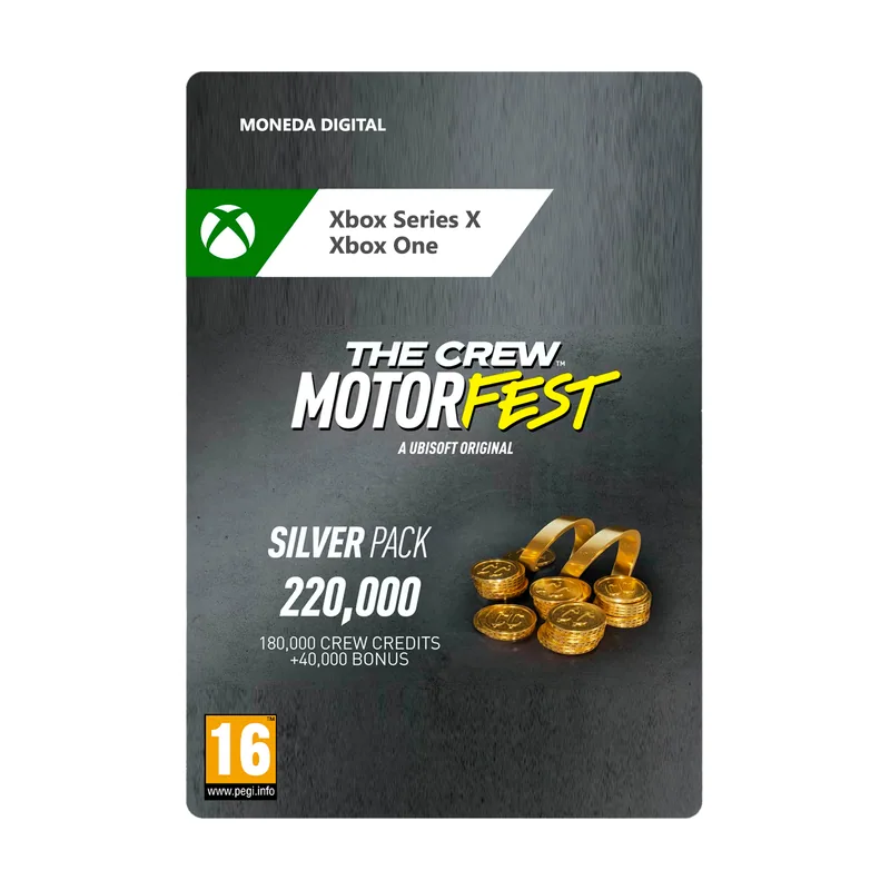 Ubisoft The Crew Motorfest 220,000 VC Silver Pack Xbox Series