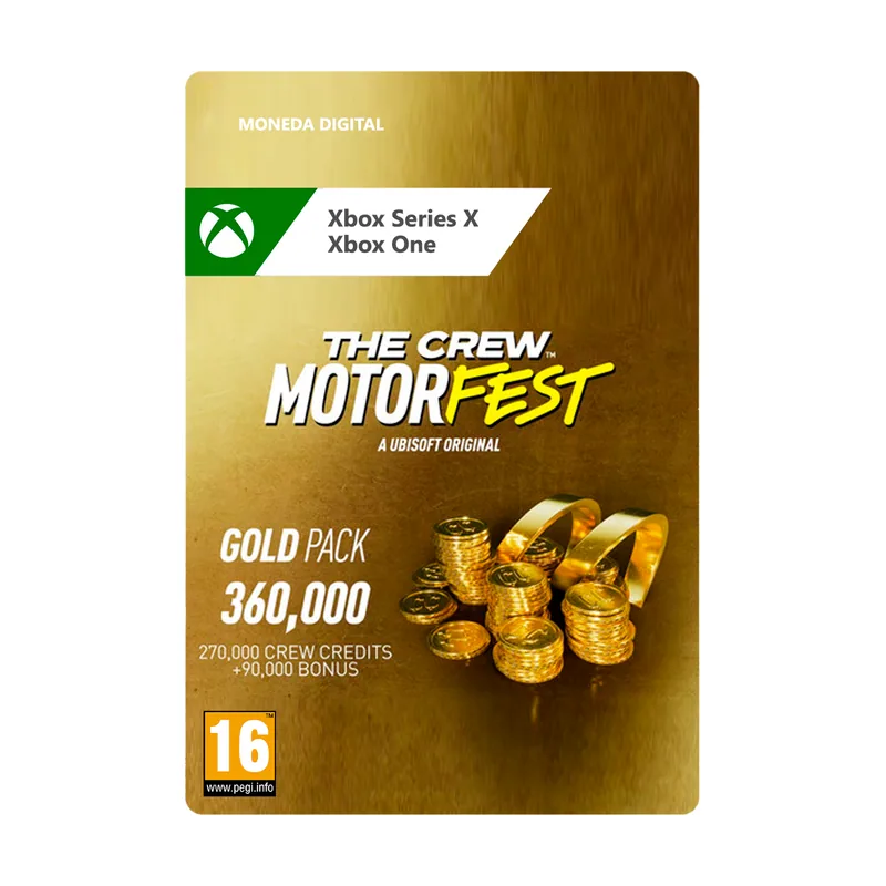 Ubisoft The Crew Motorfest 360,000 VC Gold Pack Xbox Series