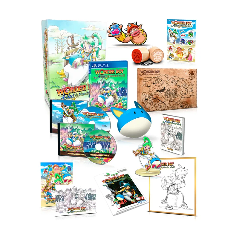 G Choice Wonder Boy Asha in Monsterland Collector's Edition PS4