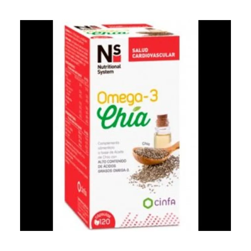 Nutritional System Omega-3 Chía 120 cápsulas