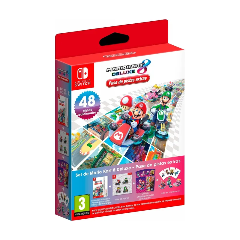 Nintendo Mario Kart 8 Booster Pack Deluxe Contenido Adicional Switch