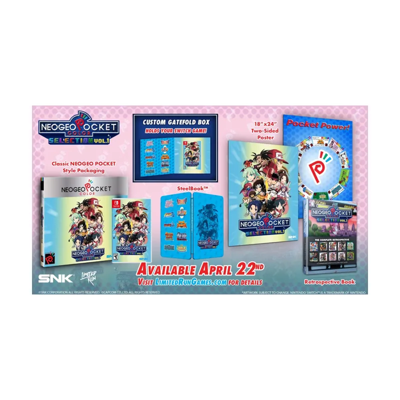 Limited Run Neo Geo Pocket Selection Vol.1 Edición Clásica Switch