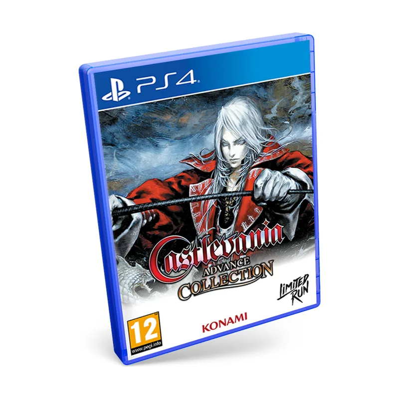 Limited Run Games Castlevania Advance Collection Edition Harmony of Dissonance Cover PS4