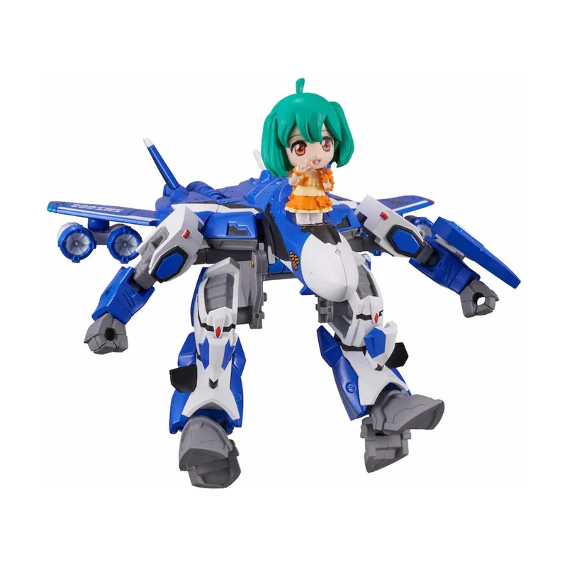 Tamashii Nations Figura Messiah Valkyrie With Ranka 10 Cm Macross Frontier Tiny Session