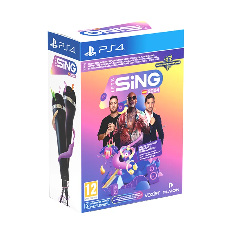 Ravenscourt Let´s Sing 2024 + 2 Micros PS4