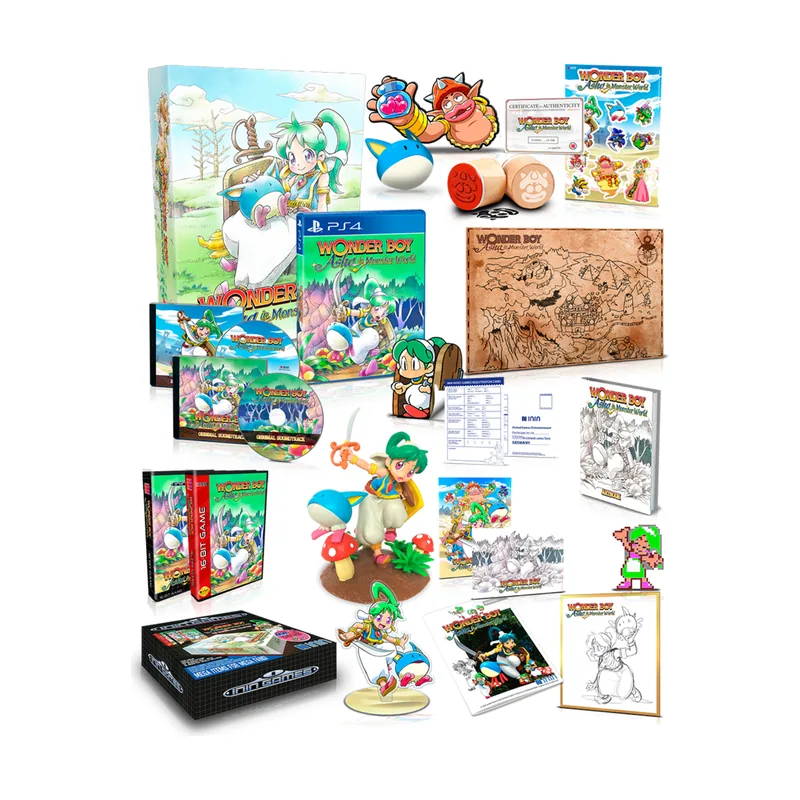 G Choice Wonder Boy Asha in Monsterland Mega Collector's Edition PS4