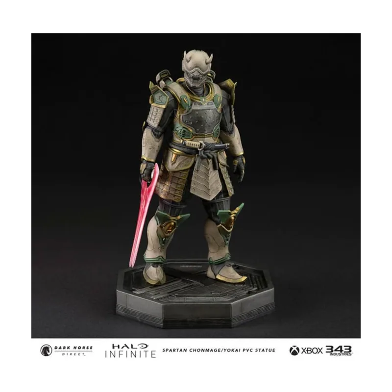 Dark Horse Figura Spartan Chonmage Yokai Halo Infinite 25 cm