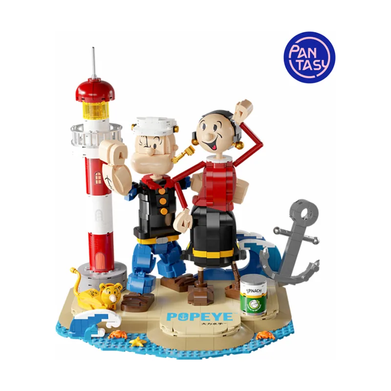Pantasy Popeye & Olivia Set Construcción 33 cm Popeye