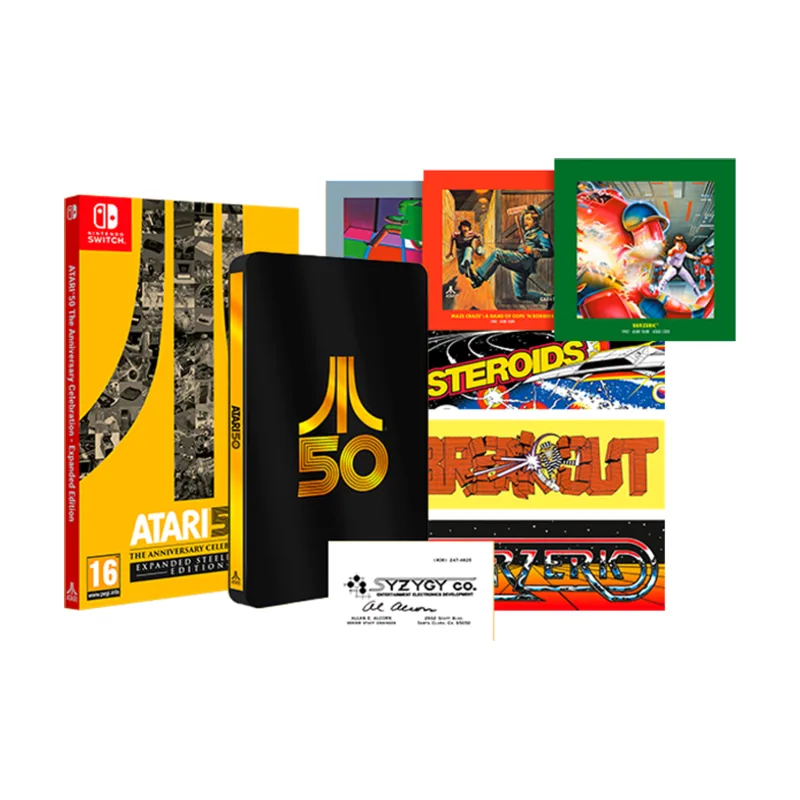 Atari 50 The Anniversary Celebration Expanded Steelbook Edition Switch