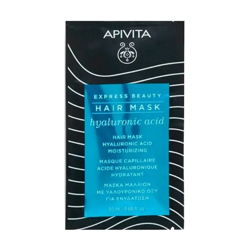 Apivita Mascarilla Capilar Hidratante Hyaluronic Acid 20ML