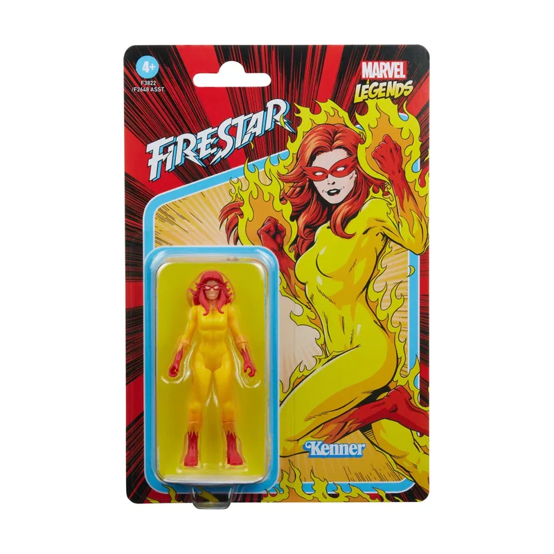 Hasbro Figura Marvel Firestar Coleccion Retro