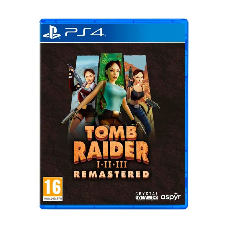 Crystal Dynamics Tomb Raider I-III Remastered Starring Lara Croft PS4