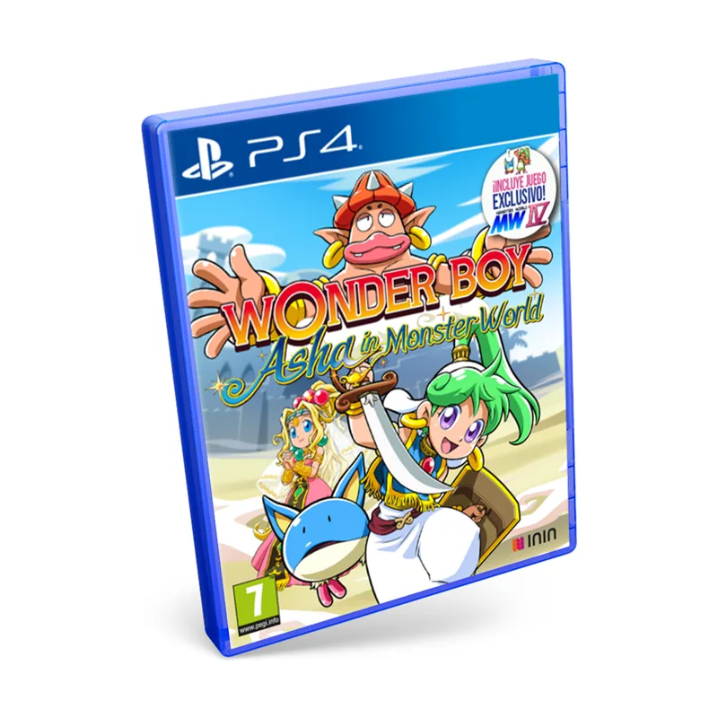 Inin Wonder Boy Asha in Monster World Remastered PS4