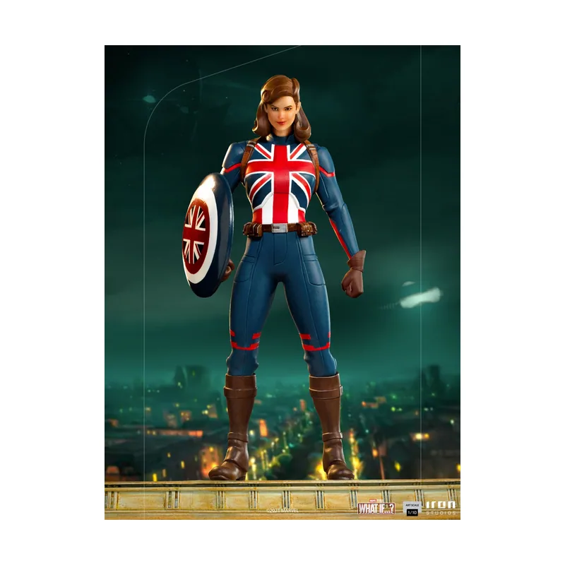 Iron Studios Figura Art Scale Marvel What If Capitana Carter
