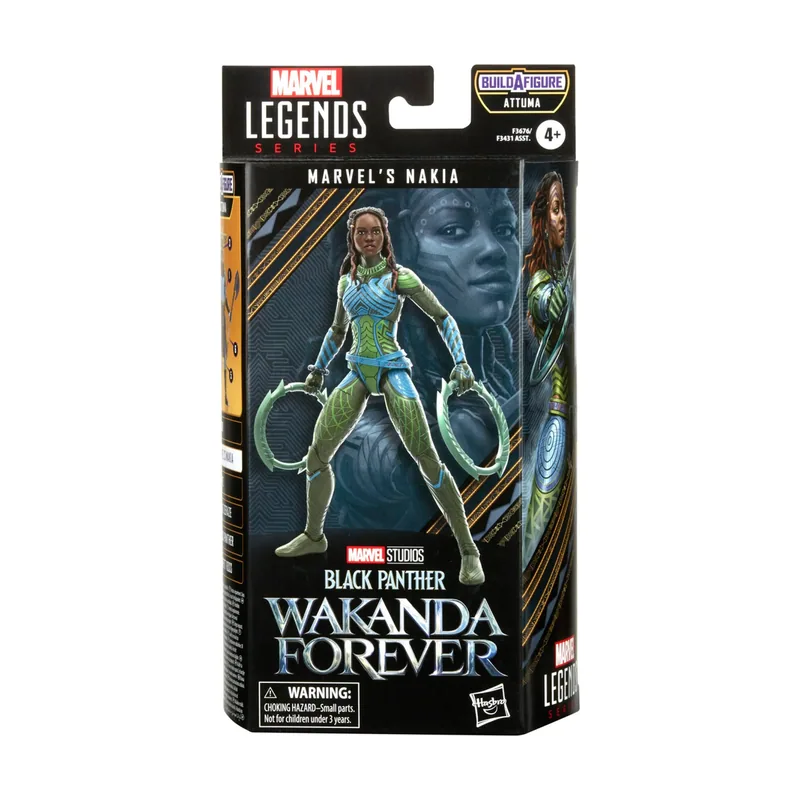 Hasbro Figura Marvel Black Panther Wakanda Forever Nakia Serie Legends