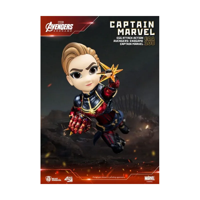 Beast Kingdom Figura Marvel Los Vengadores Endgame Capitana Marvel
