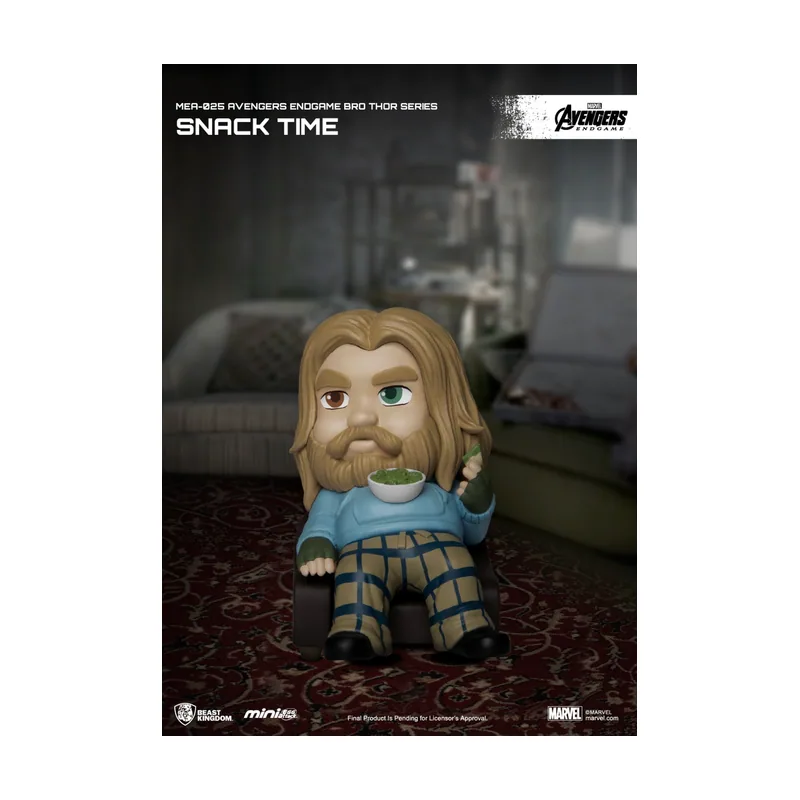Beast Kingdom Figura Mini Egg Attack Marvel Los Vengadores Endgame Bro Thor Snack