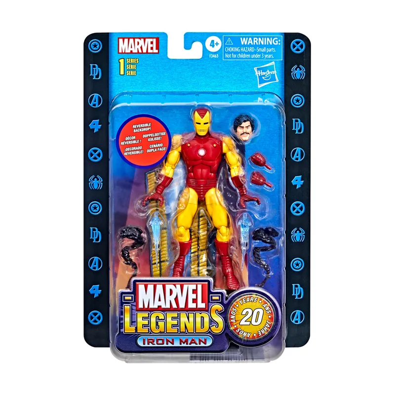 Hasbro Figura Marvel Iron Man 20 Aniversario Serie Legends