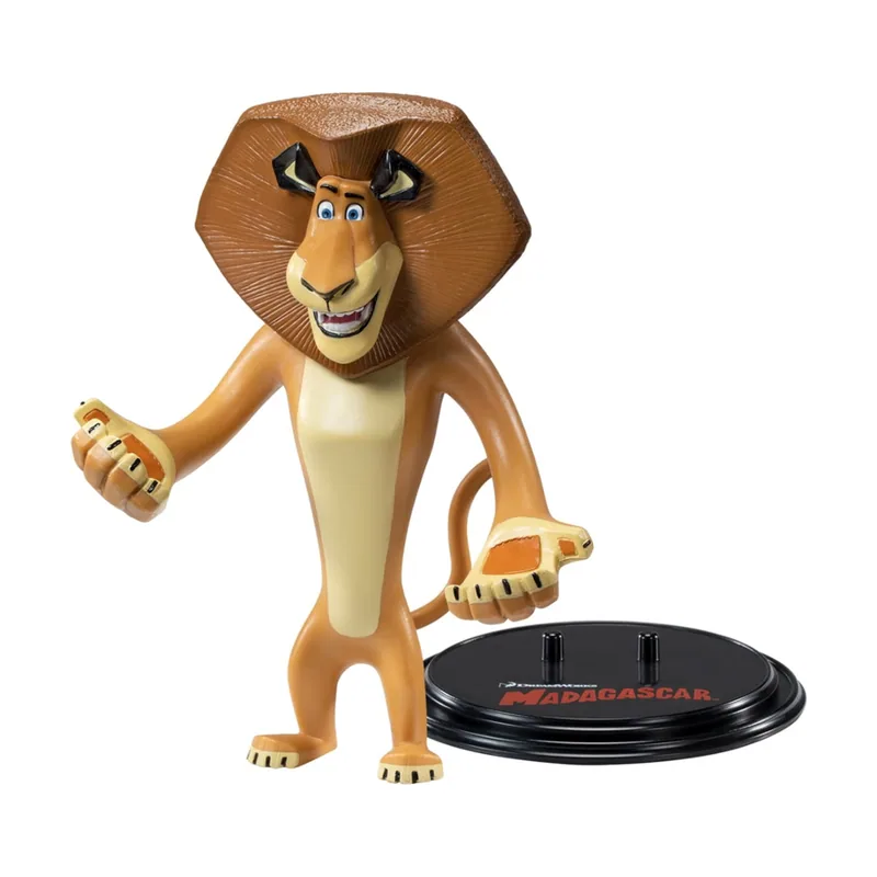The Noble Collection Figura Bendyfigs Dreamworks Madagascar Alex El Leon