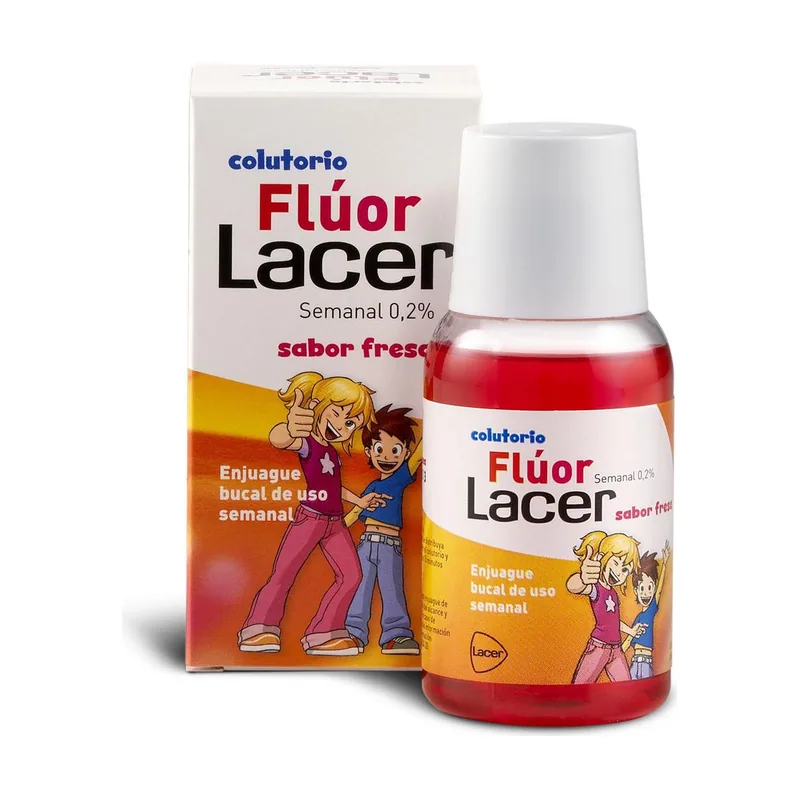 Lacer Colutorio Flúor 0,2% Sabor Fresa 100ML