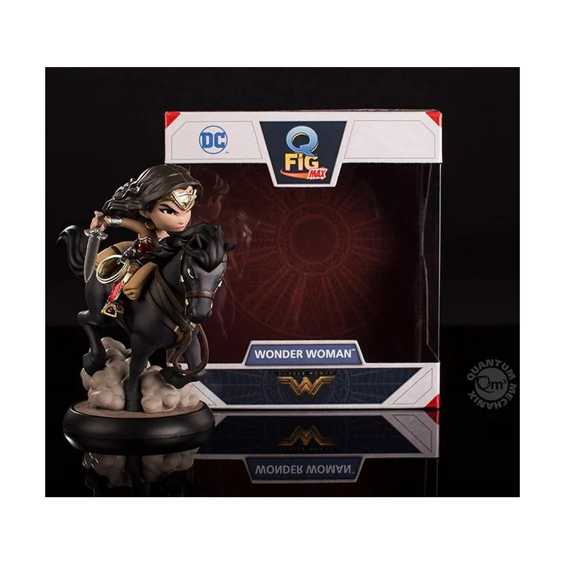 Quantum Mechanix Figura Qfig DC Comics Wonder Woman On Horse