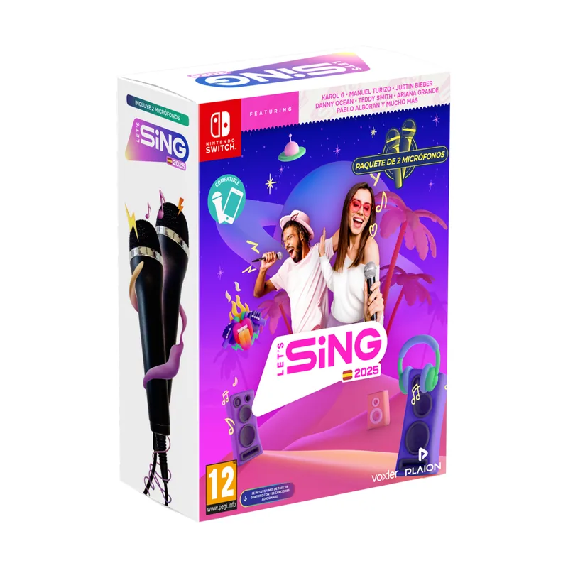 Ravenscourt Let's Sing 2025 + 2 Micrófonos Switch
