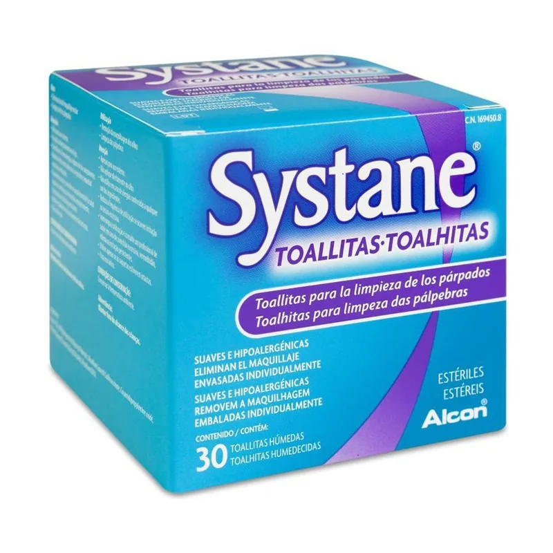 Systane Toallitas Húmedas Limpieza Párpados 30UDS