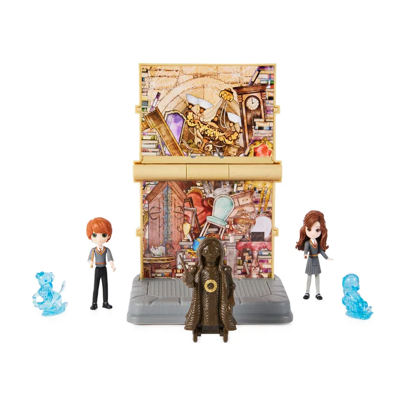 Spin Master Toys Escenario Harry Potter Magical Minis Sala De Los Menesteres Hermione & Ron