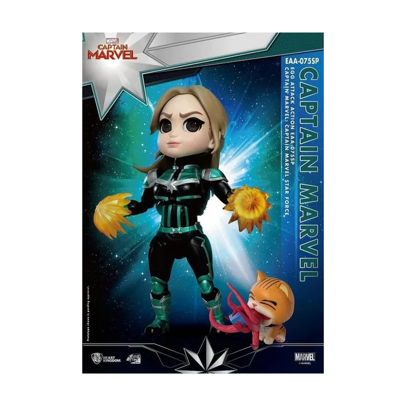 Beast Kingdom Figura Marvel Capitan Marvel Carol Danvers Star Force